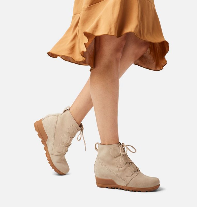 Sorel Dam Wedges Khaki - Evie™ Lace Bootie - XGH-045361